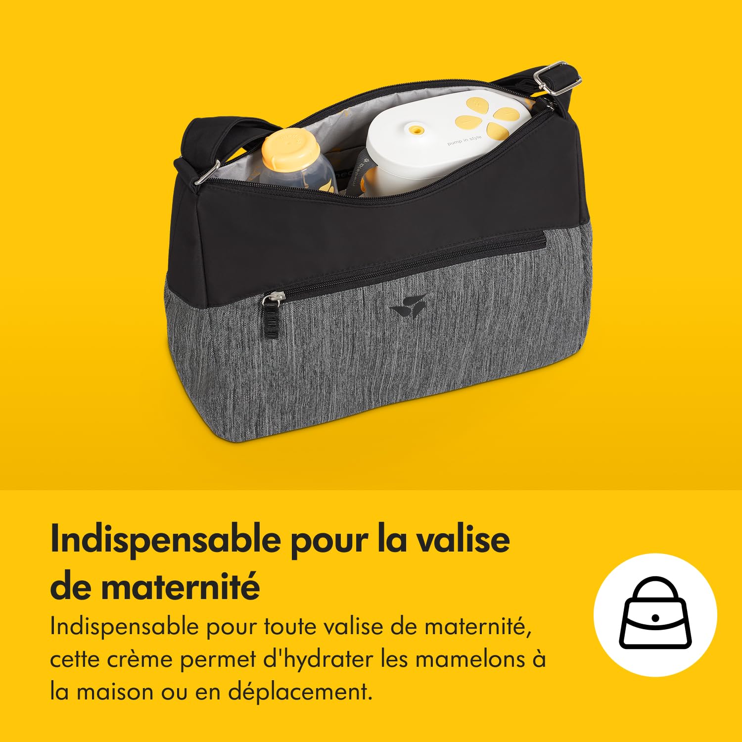 Medela Crème bio pour mamelons, soulage et nourrit les mamelons douloureux, conçue pour les mères allaitantes, à base d'ingrédients naturels, sans danger pour bébé, 40 g