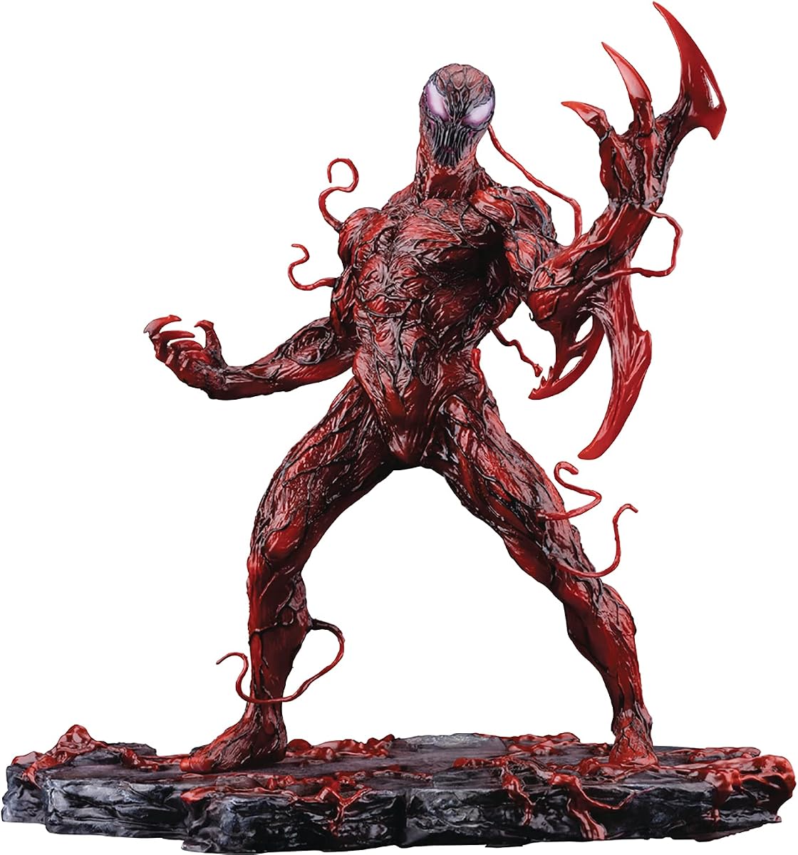 Kotobukiya Marvel Universe: Carnage Renewal Edition ArtFX+ Estatua, multicolor | Marvel Universe Renewal Edition Figura de estatua de 10 pulgadas ArtFX+ - Carnage