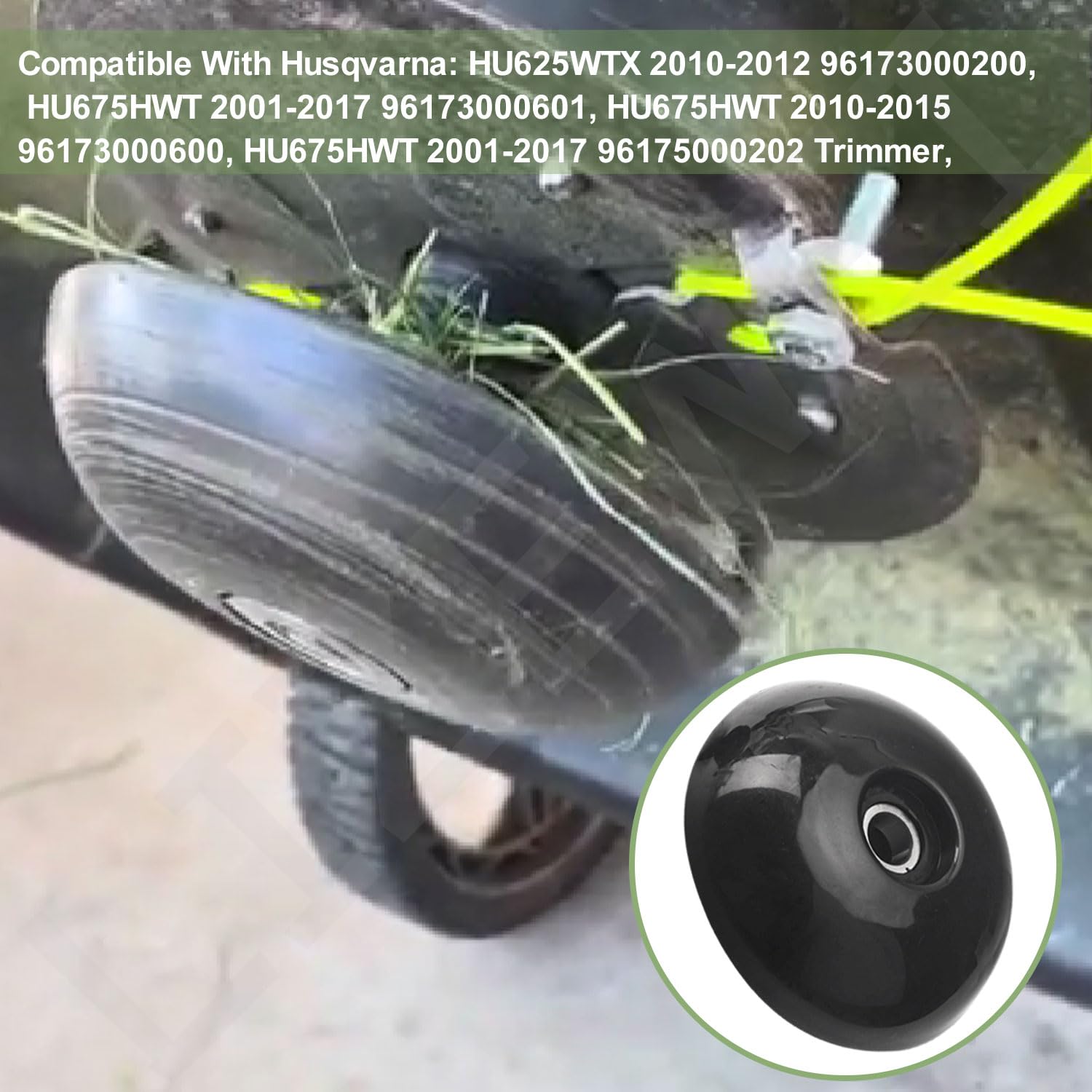 532180334 & 532182217 Kit de bolas y pernos de cortacésped compatible con Husqvarna Work con recortadoras Walk Behind Line, reemplaza 180334 182217 (1 juego)