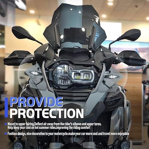 Miniatura 3 de Pantalla deflector de viento superior de motocicleta con soporte para B.MW R1250GS R1250GS R1250 GS ADV 2019-2023 R1200GS R1200 GS LC 2013-2019