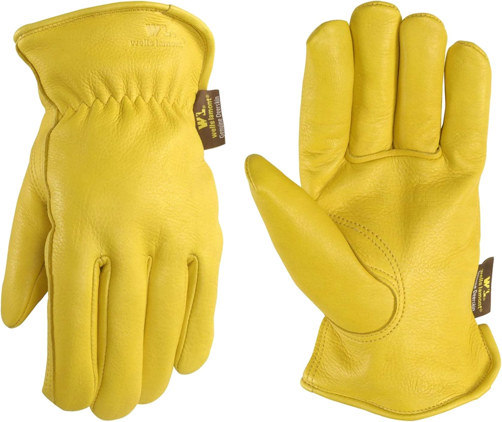 Men's Deerskin Winter Work Gloves,100-gram Thinsulate Insulation, Fleece-Lined, X-Large ( 963XL)