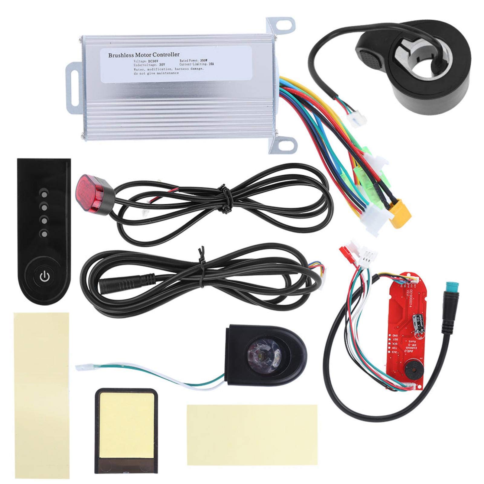 minifinker Electric Bicycle Scooter Controller Kit, Scooter Replacement Controller Constant Speed Cruising Scooter Controller Kit for M365 Electric Scooter