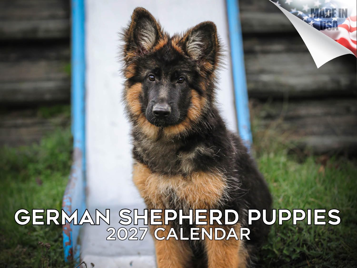2024 2025 German Shepherd Pups Calendar - Dog Breed Monthly Wall Calendar - 12 x 18 Open - Thick No-Bleed Paper - Giftable - Academic Teacher's Planner Calendar Organizing & Planning - Made in USA — image 1
