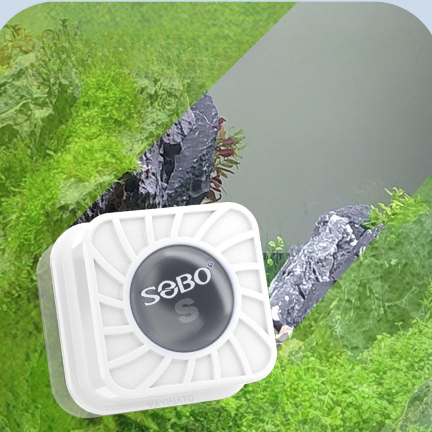 SOBO Mini Magnetic Aquarium Cleaner, Dual-Sided Algae Scraper, Suitable for Removing Algae from Both Sides of The Glass in The Fish Tank | Scratch-Free Algae Scrubber with Floating Design (Small) (B0D9W6X295) Amazon Price History, Amazon Price Tracker
