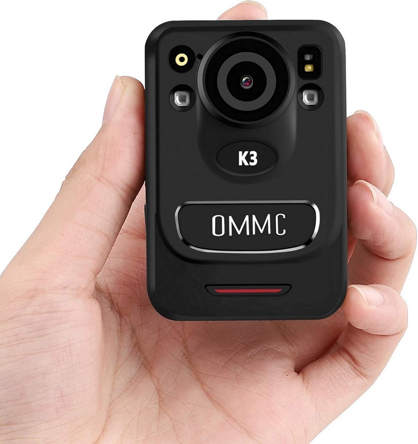 OMMC K3 1440P HD Police Body Camera,Portable Body Camera with with Audio Recording Wearable,Night Vision, 128G Memory Body Worn Camera for Law Enforcement