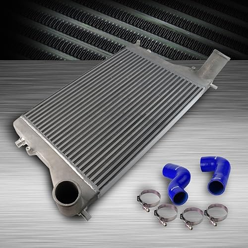 Miniatura 8 de G-PLUS Intercooler de aluminio atornillado de montaje lateral compatible con VW 2002-2005 compatible con JETTA GOLF GTI MK4 1.8T Turbo Kit Plateado