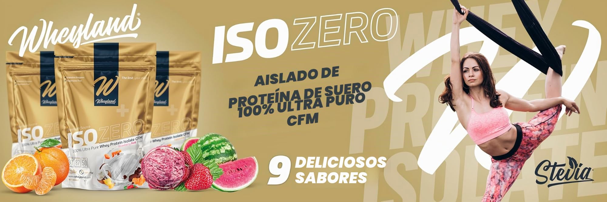 Isozero - 100% Ultra Pure Whey Protein Isolate CFM 1 Kg (Capuccino)