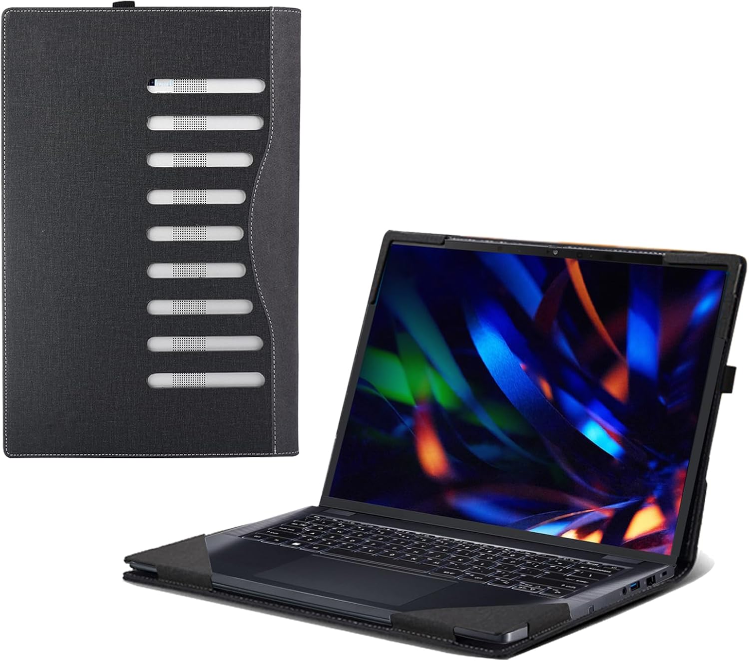 Laptop Cover for Acer TravelMate P4 Spin 14 TMP414RN-53-564W 2 in 1 Laptop 14" All-Inclusive Laptop Notebook Sleeve Detachable Shell (Dark Blue)