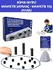 Super Enjoyable Magnetic Stone game - Magnetic Chess Game, Magnetic Stone Game, Educational Table Game, Concentration and Logical Thinking Developer, Parent-Child Communication, Travel Game