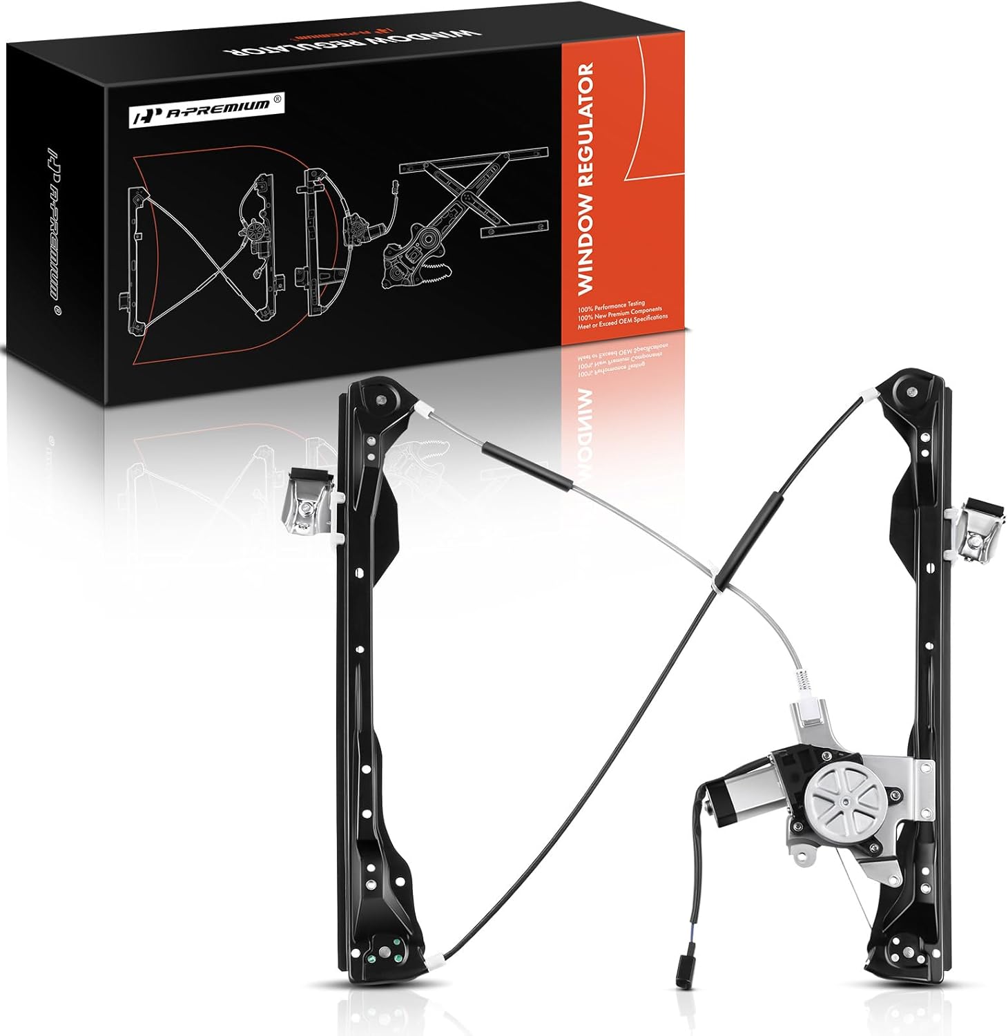 A-Premium Power Electric Window Regulator with Motor Compatible with Ford Focus 2000-2007 Front Left Driver Side