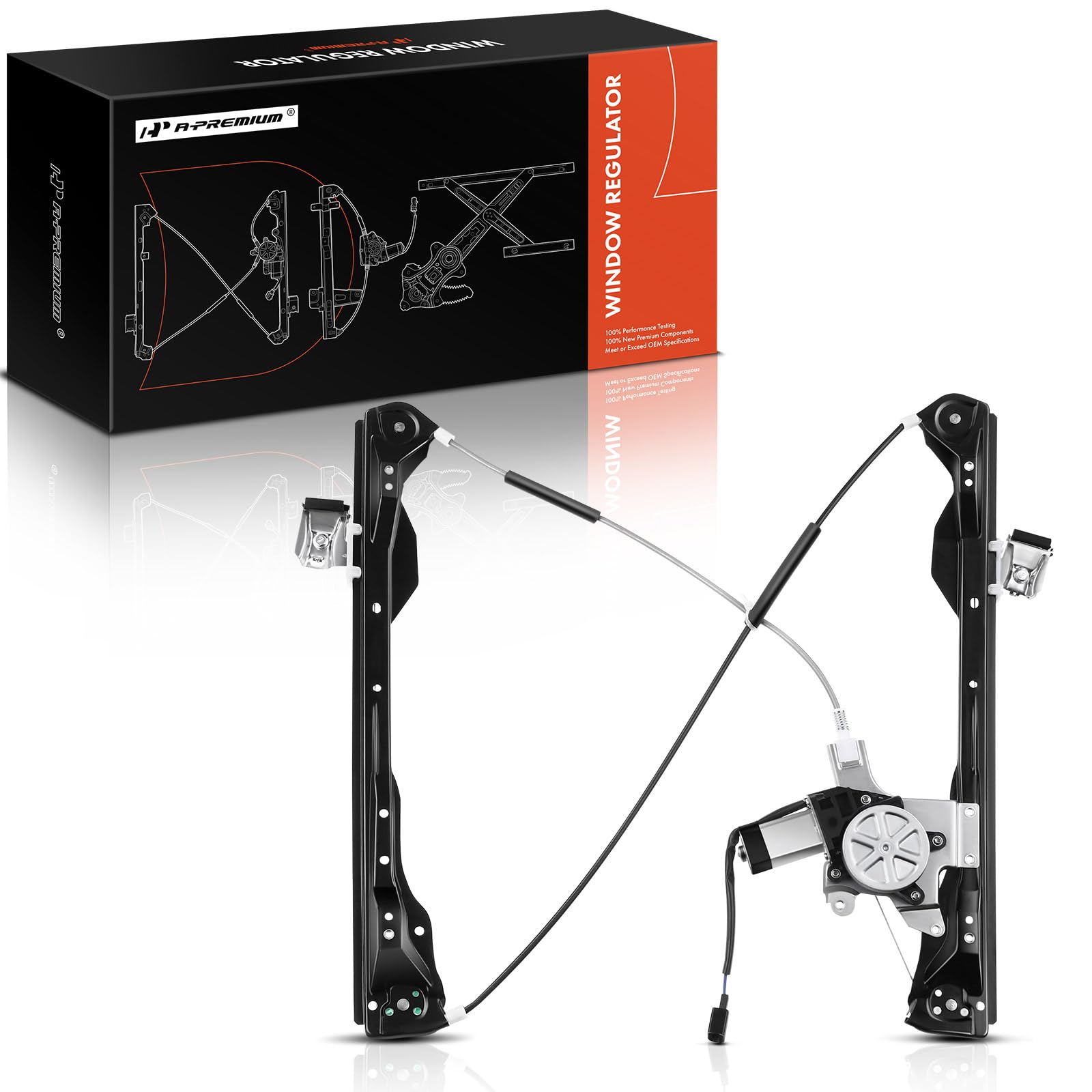 A-Premium Power Electric Window Regulator with Motor Compatible with Ford Focus 2000-2007 Front Left Driver Side