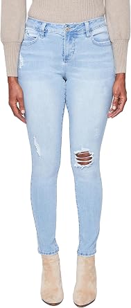Royalty for Me Womens Womens Wannabettabutt Mid-Rise Regular Hem Skinny Sustainable JeanPants