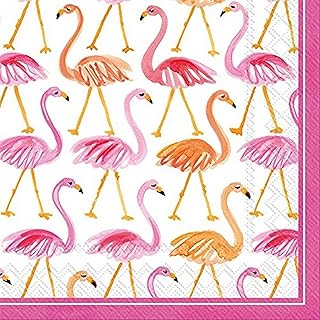 Ideal Home Range 20-Count Rosanne Beck Paper Cocktail Napkins, Rose Garden