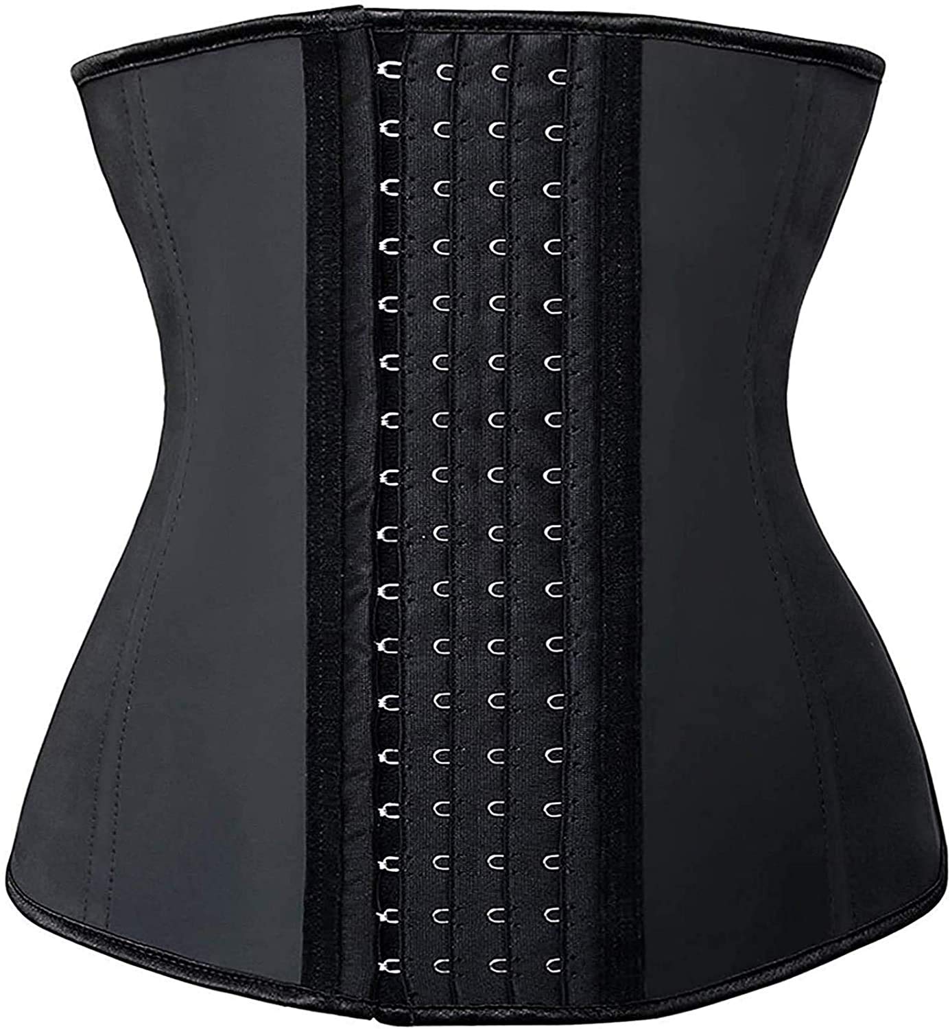 Women Latex Rubber Waist L Size Training Cincher Underbust Corset Body Shaper Shapewear