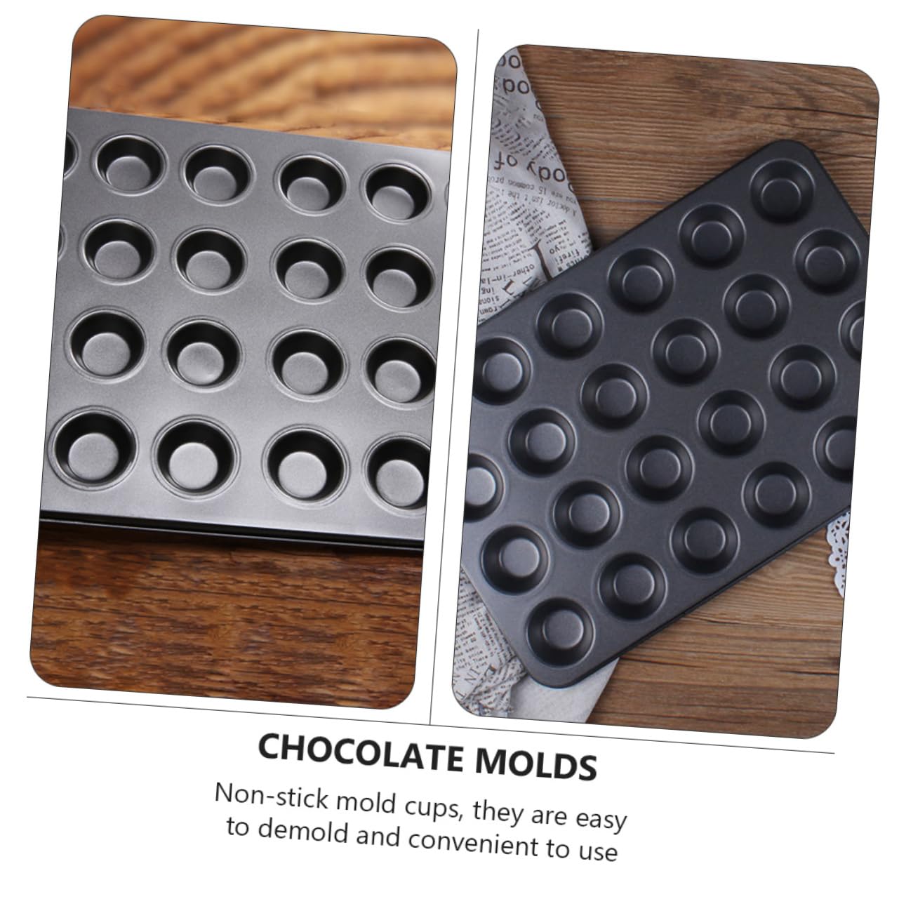 SHOWERORO 2stücke Antihaft-muffin-backformen Wiederverwendbare Puddingformen Für Kuchen Backformen Für Muffins Geeignet Für Traditionelle Öfen Leicht Zu Reinigen