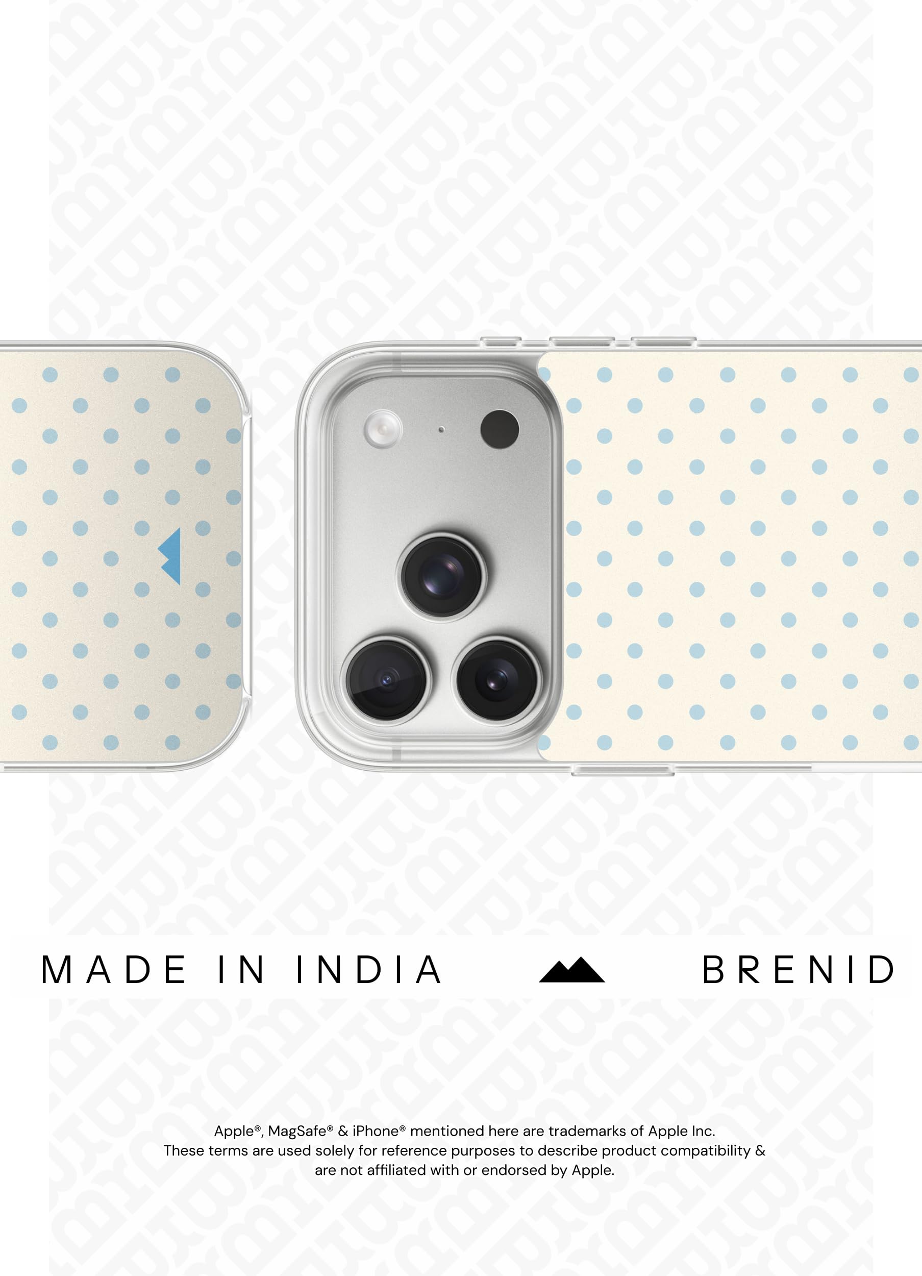 Case Cover for iPhone 17 Pro, MagSafe Compatible - Yellow Blue Dots — Amazon image 3
