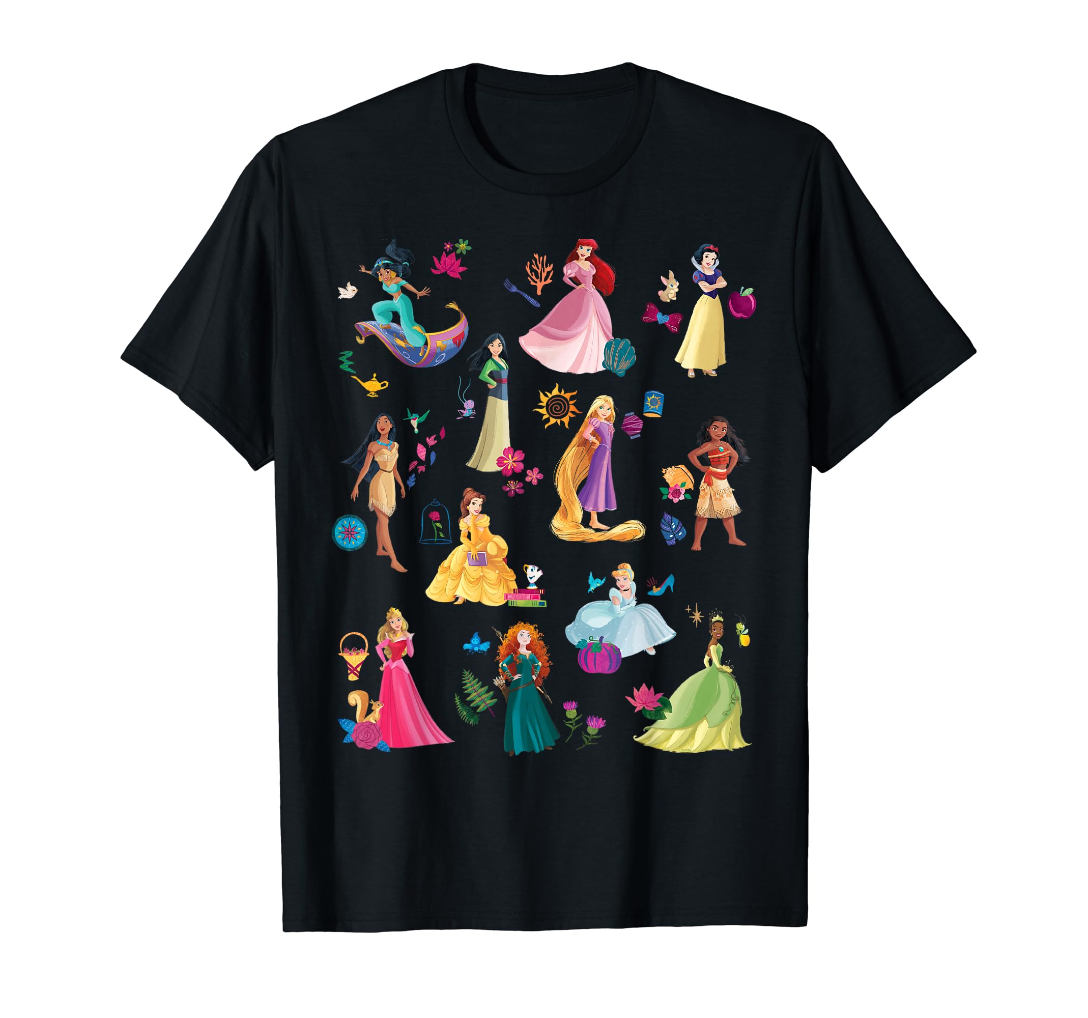 とんこつぽんこつ 】Disney プリンセス ヴィンテージ Tシャツ S
