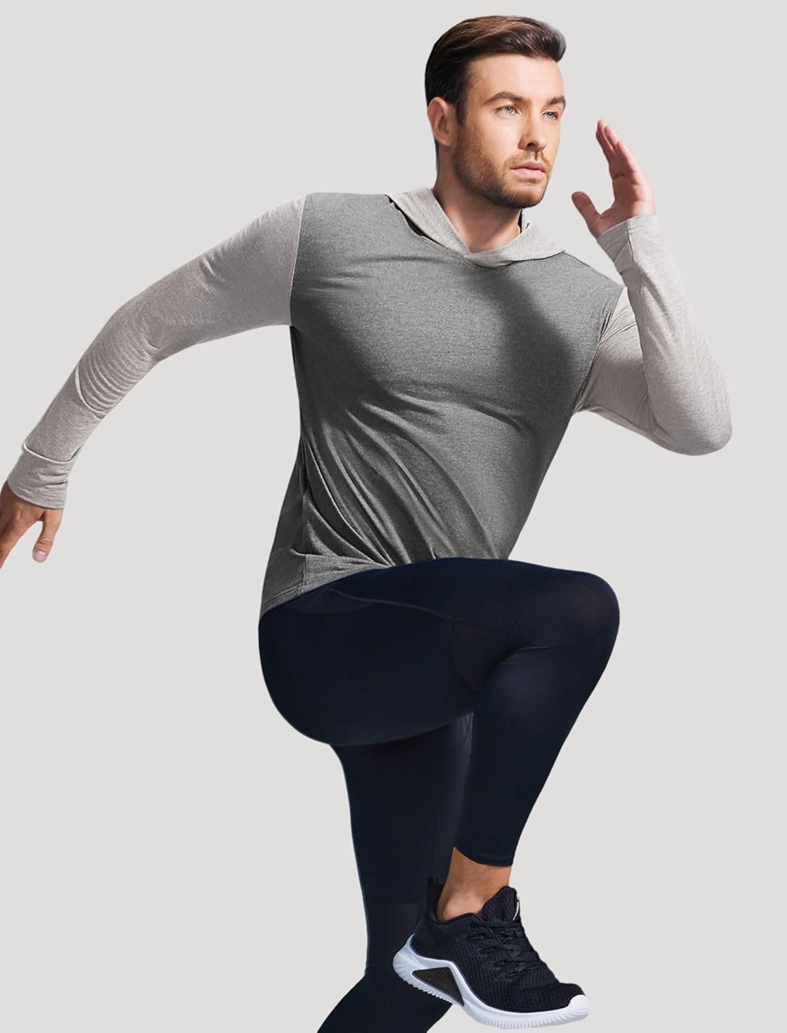 PINSPARK Lightweight Pullover Hoodies for Men Long Sleeve Hoodie for Golf Gym Workout Athletic Sweatshirt - Image 7