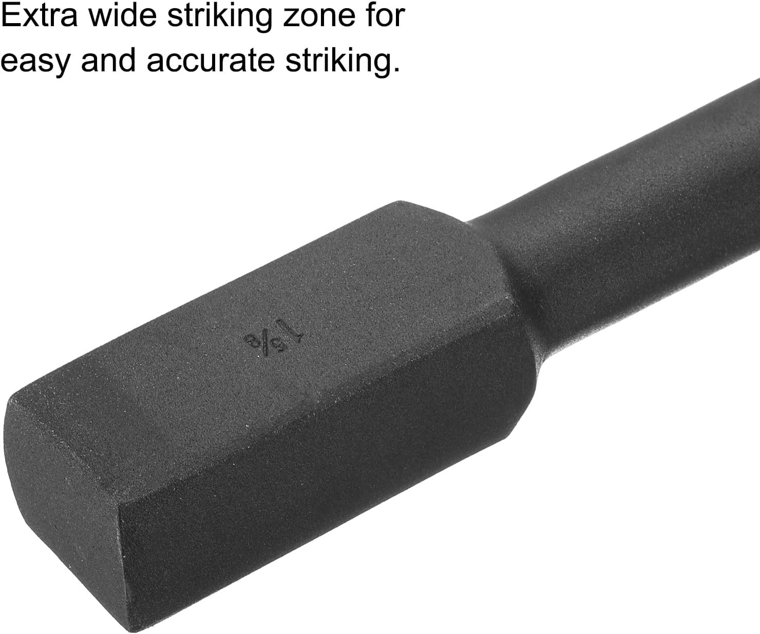 HARFINGTON Striking Wrench 1-5/8 Inch 12-Point Flat Strike Wrench Slogging Ring Spanner Straight Handle Box End Striking Wrenches