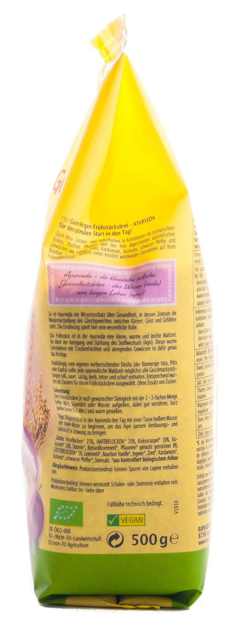 Rapunzel Ayuverda Mieszanka Śniadaniowa