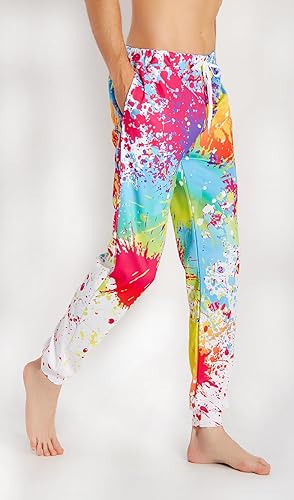 Miniatura 2 de RAISEVERN Pantalones deportivos para hombre con bolsillos, pantalones deportivos casuales con cordón