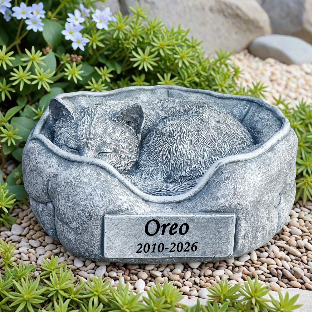 Generisch Personalisierte Gedächtnis Garten Stein Katze Memorial Stein Katze Grabmarkierung Katze Grabsteine Katze Grabstein, Haustier Memorial Steine Verlust Katze Sympathie Geschenke