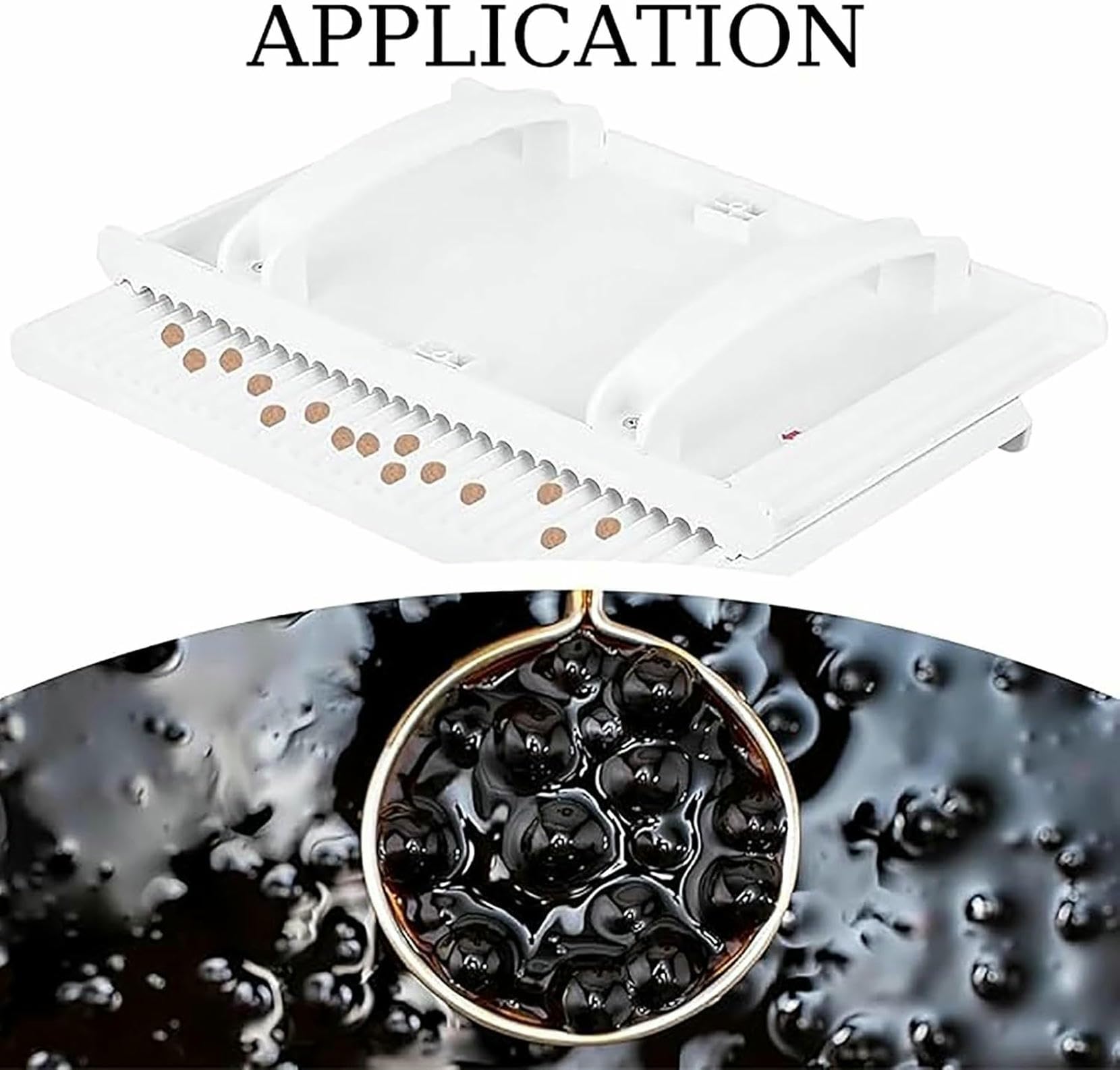 Creatore Manuale di Perle di Tapioca | Strumento Fai da Te for la Formazione di Perle for Perle di Tapioca da 3-12 mm | Tavola for sfregamento di Palline di Taro e manioca(6mm)