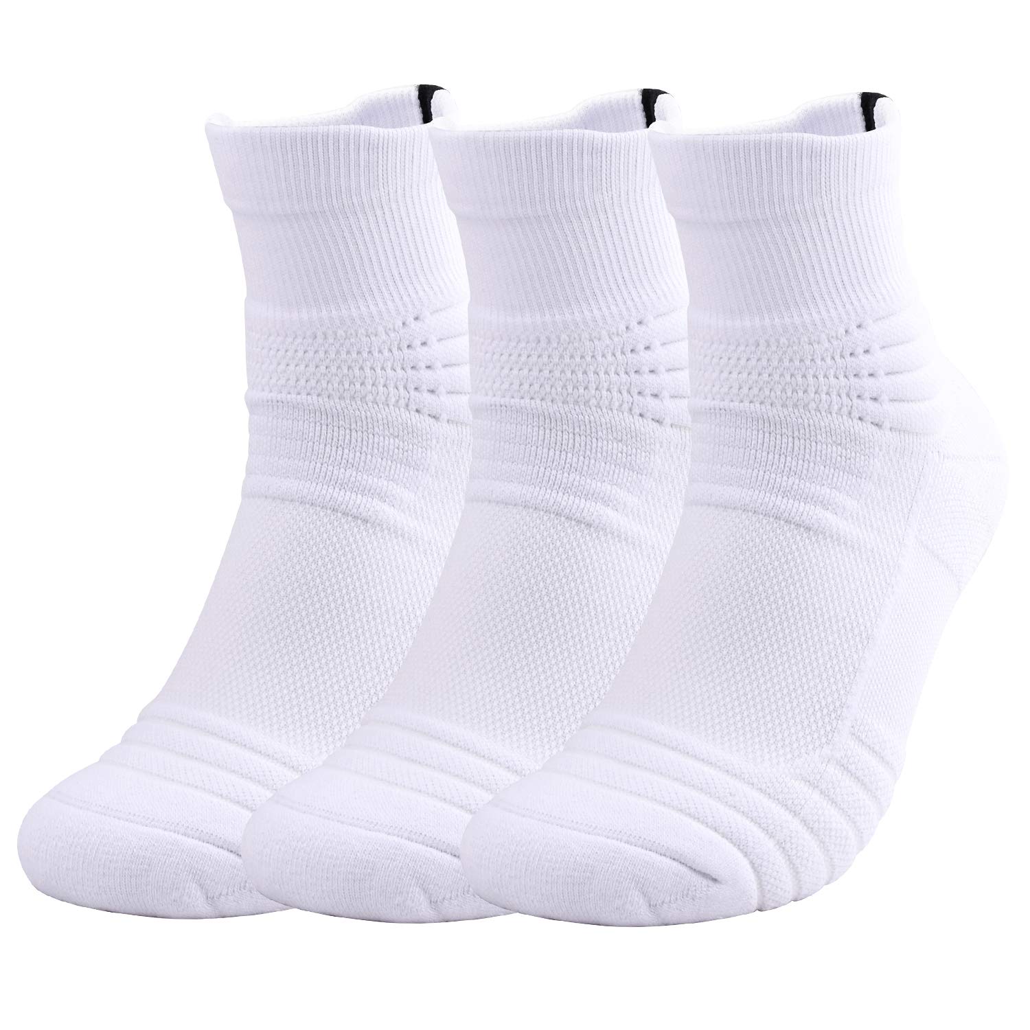 Podinor Elite Basketball Crew Socks for Men and Women, Cushion Performance Athletic Basketball Socks