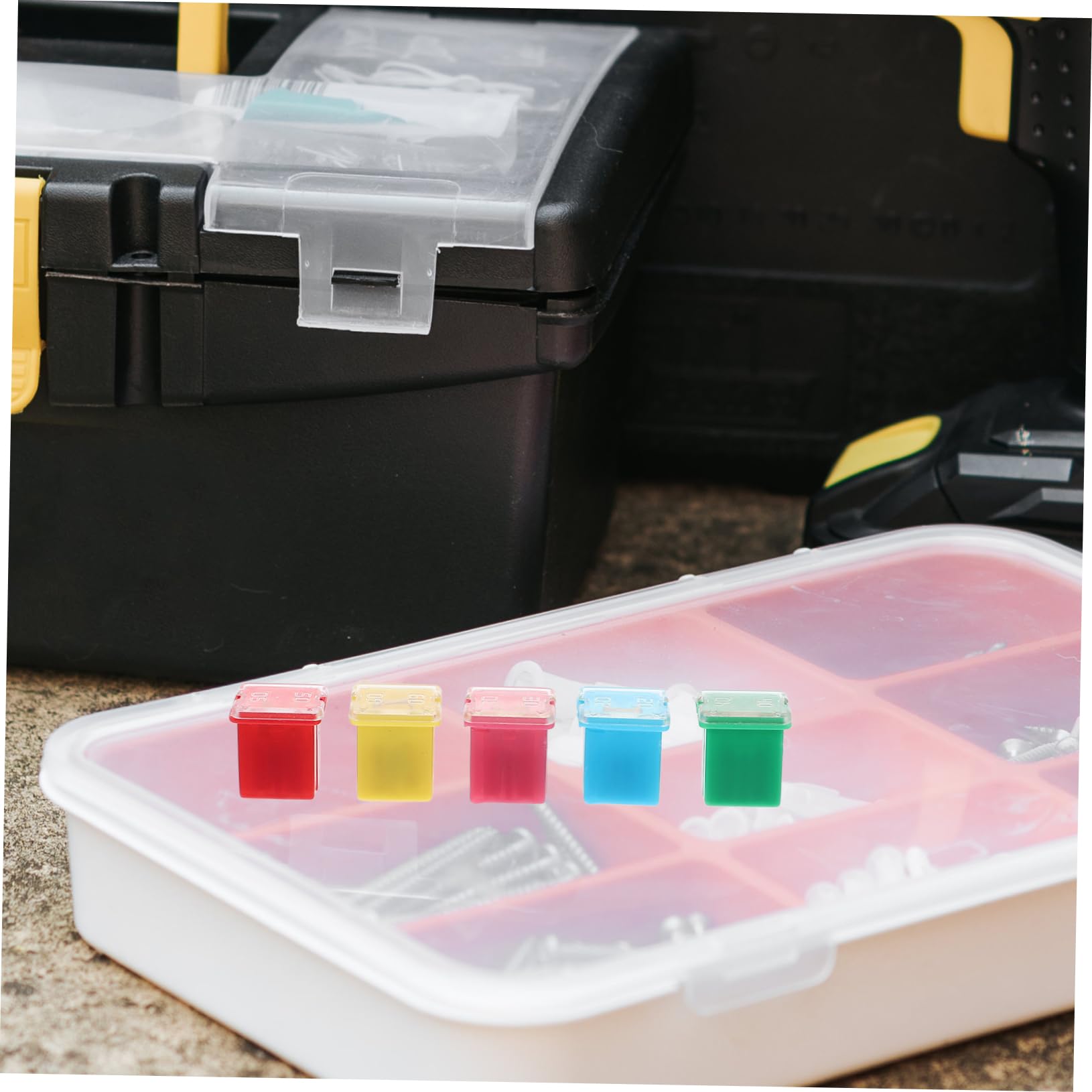 Mobestech 80pezzi Fusibili Per Auto Assortimento Kit Di Sicurezza Elettrica Fusibili Per Automobili Compatibili Facile Installazione e Sostituzione Veloce