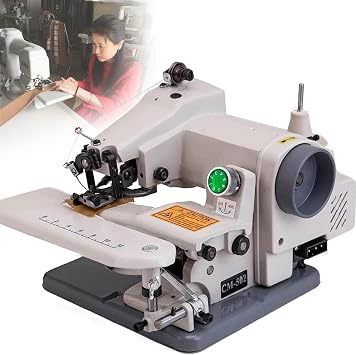 Blindstitch Sewing Machine,Portable Desktop Blind Hem Sewing Machine, Invisible Seam, Adjustable Stitch Penetration, 1200-Rpm,for Cuffs,Skirt,Draperies