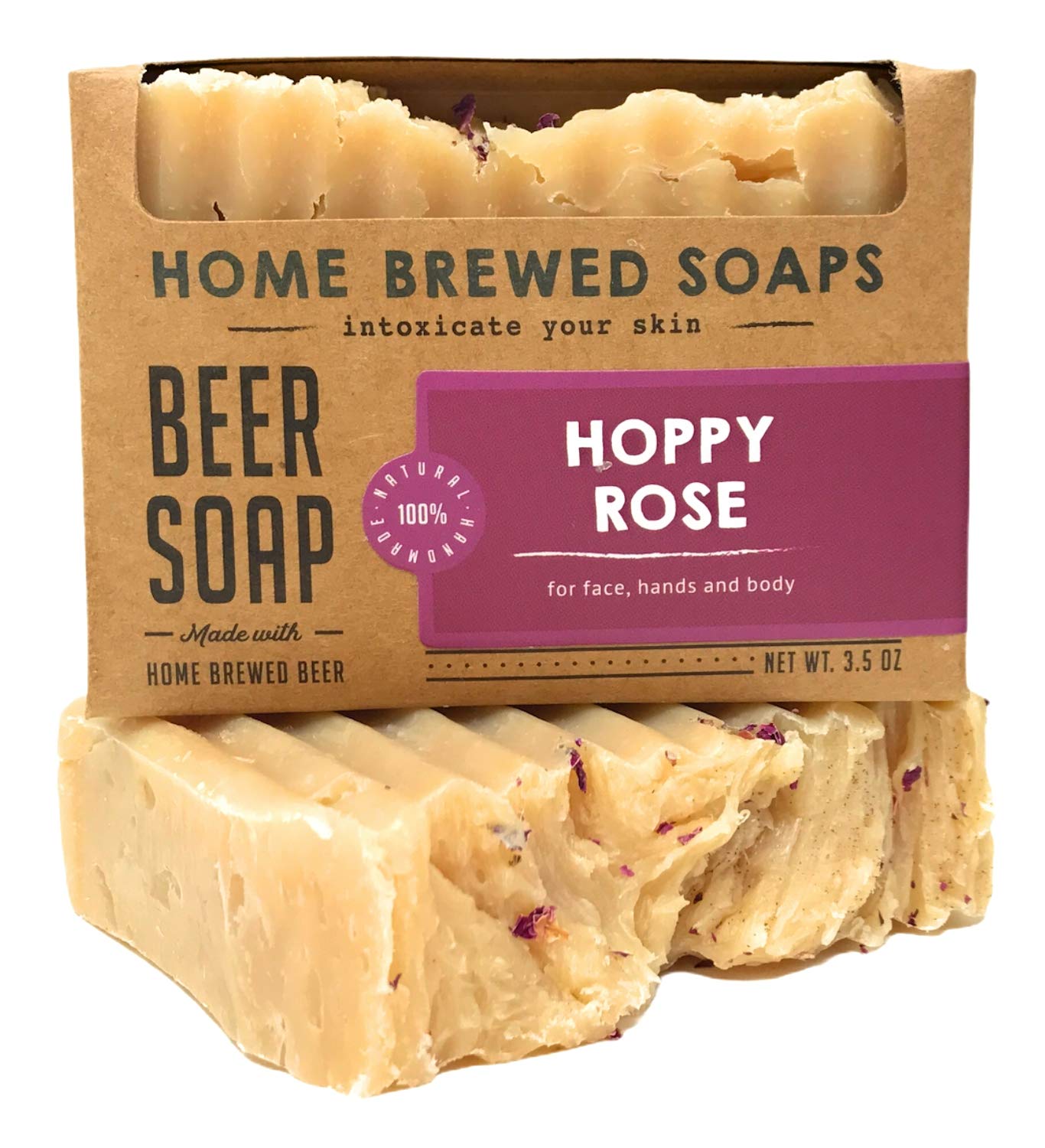 Beer Soap for Women, Handmade Soap, 13.5 oz Hoppy Rose