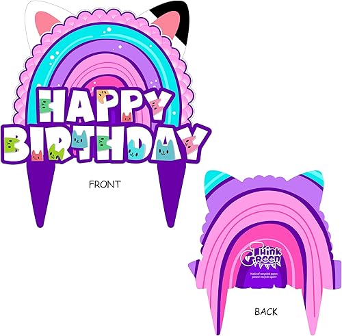 Miniatura 2 de Decoración para tartas de cumpleaños para casa de muñecas para niñas