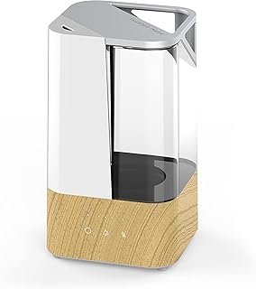 Sharper Image UHS2-SI Ultrasonic Humidifier with 1.5 Gallon Tank, 3 Levels of Warm or Cool Mist, Auto Shut, White, UHS2-SI – 1.5 gallon