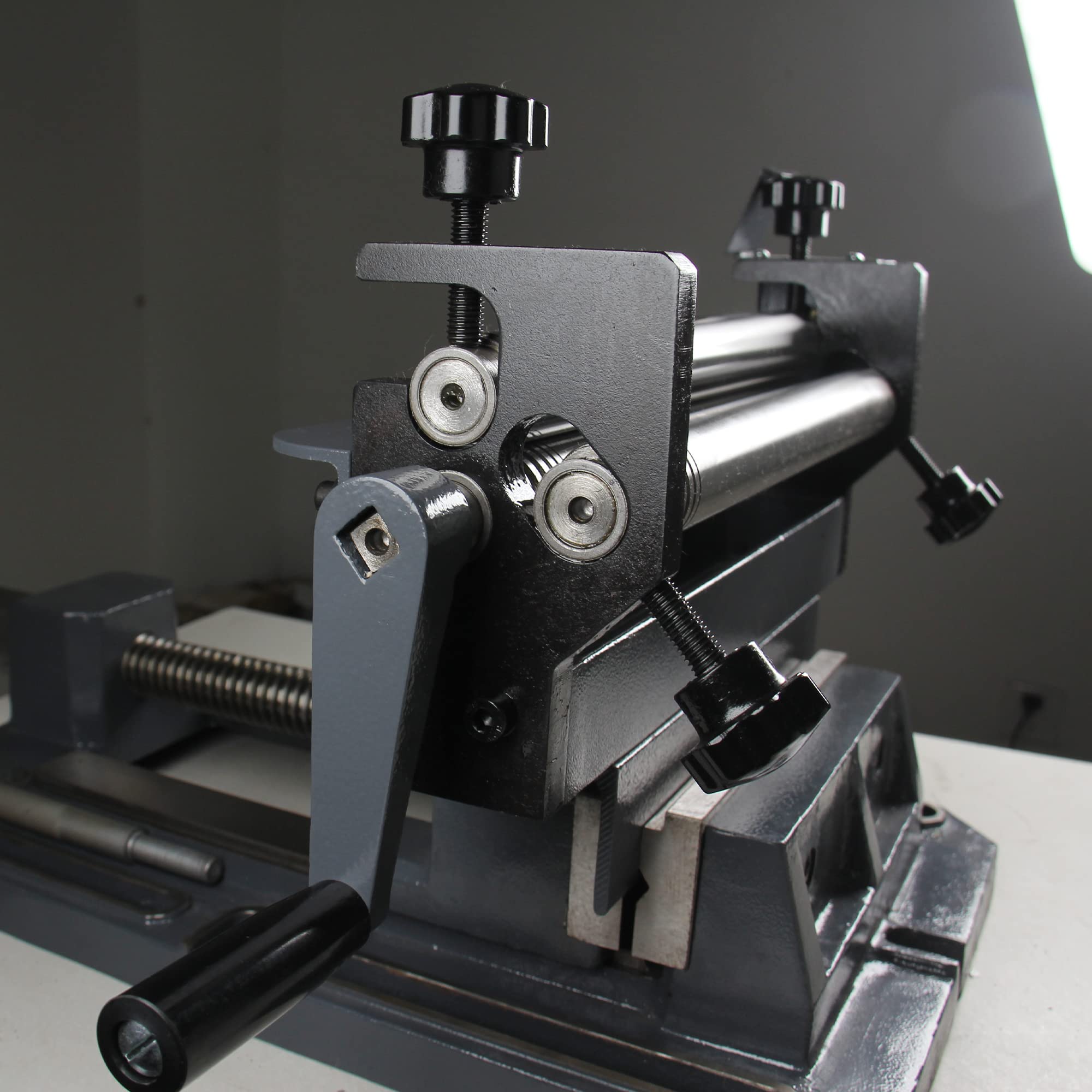 BOKA Rundbiegemaschine 3-Walzen für 1 mm Blech Biegemaschine 300 mm Breit SJ 300 Rundbiegegerät Blechbiegemaschine, Walzenbiegegerät, Rohrbiegemaschine