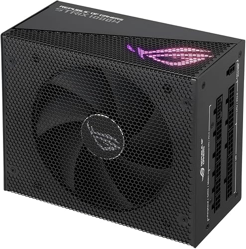 ROG Strix 1000W Gold Aura Edition (Fully Modular Power Supply, 80+ Gold Certified, ATX 3.0 Compatible, PCIe Gen 5.0 Ready, Dual Ball Bearing, Axial-tech Fan, Aura Sync, 10 Year Warranty) - 13