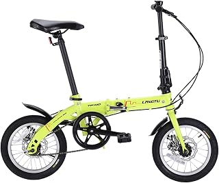 LLF Folding Speed Bikes Damping Bicycle Lightweight Alloy Folding City Bicycle Road Bike Suitable Height 140cm-180cm