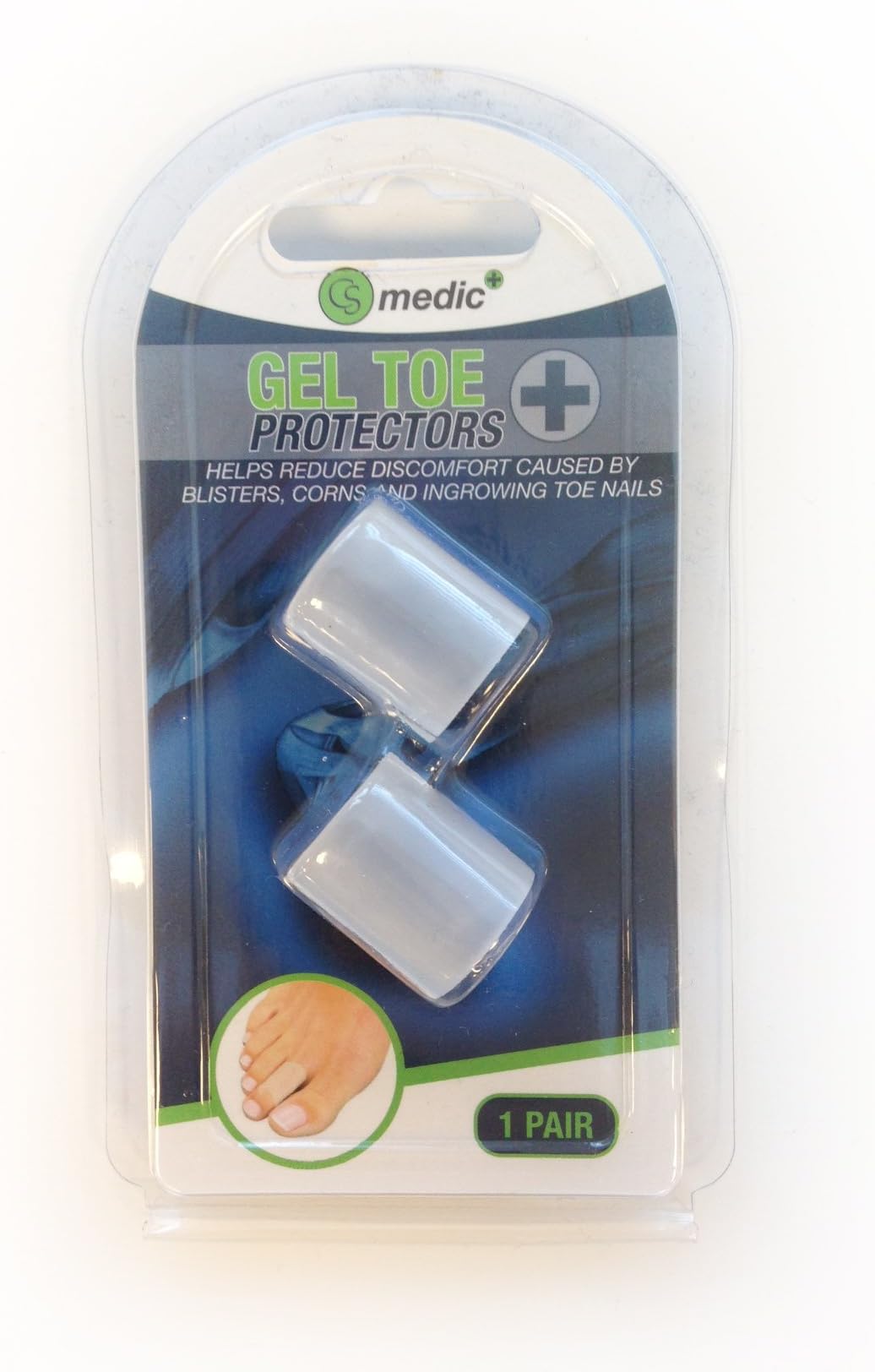CS Medic Gel Toe Protectors - 1 Pair