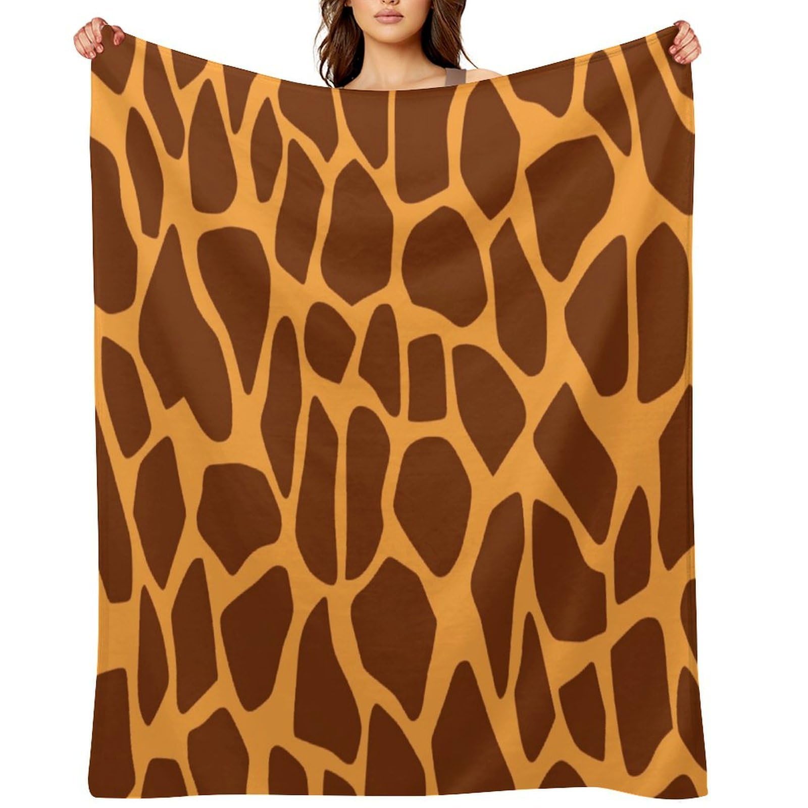 Fekiloot Style Giraffe Print Throw Blankets Camping Blanket30 X40