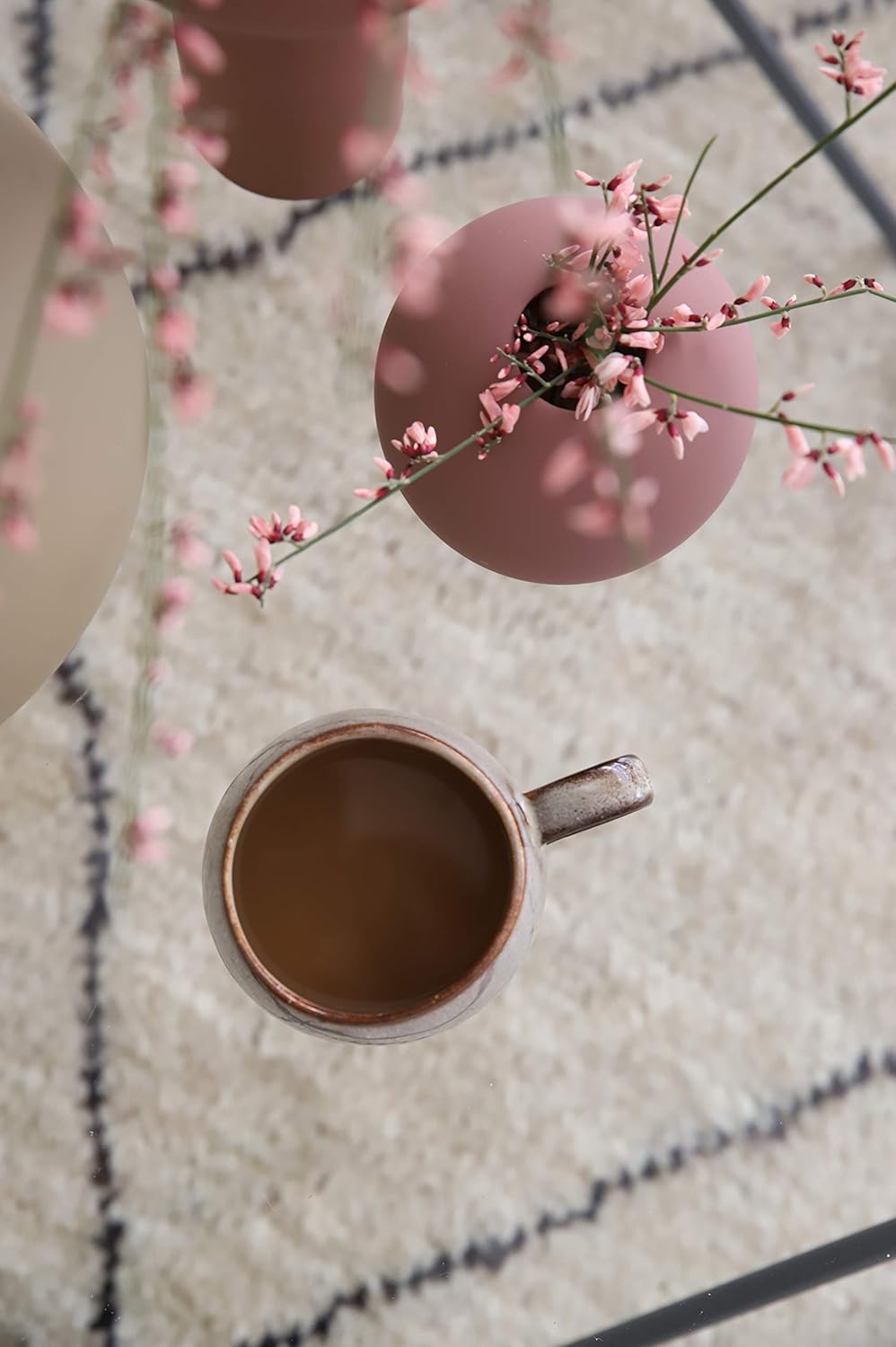 Cooee Design Ball Vase Ceramic Cinder Rose 8cm