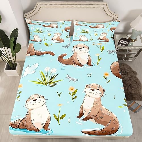 Miniatura 23 de Sábana bajera ajustable de olas oceánicas, tamaño Queen, estilo retro, brújula, velero, juego de ropa de cama náutica para mujeres, hombres y niños,