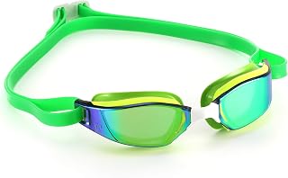 ÓCULOS DE NATAÇÃO PHELPS MODELO XCEED LIMA/VERDE - LENTE TITANIUM VERDE