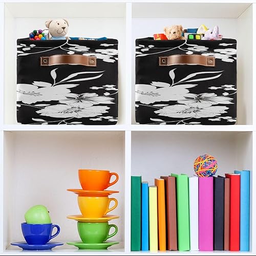 Miniatura 7 de Cubo de almacenamiento de tela duradera para organizar ropa y organizar el hogar, 2 unidades