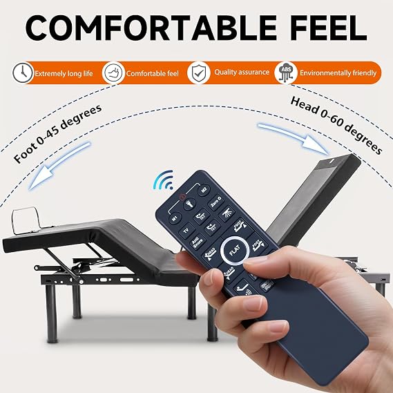 ZWP HJH89 Replacement Remote Control for Richmat, Sven & Son, EGOHOME, Handset, Mattress Firm MUUEGM Dyonery Mojigam Adjustable Bed Base