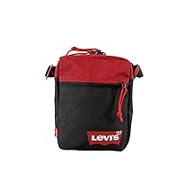 Levi’s Mini Crossbody Solid (Red Batwing), Borsa Uomo, Regular Red, Taglia unica