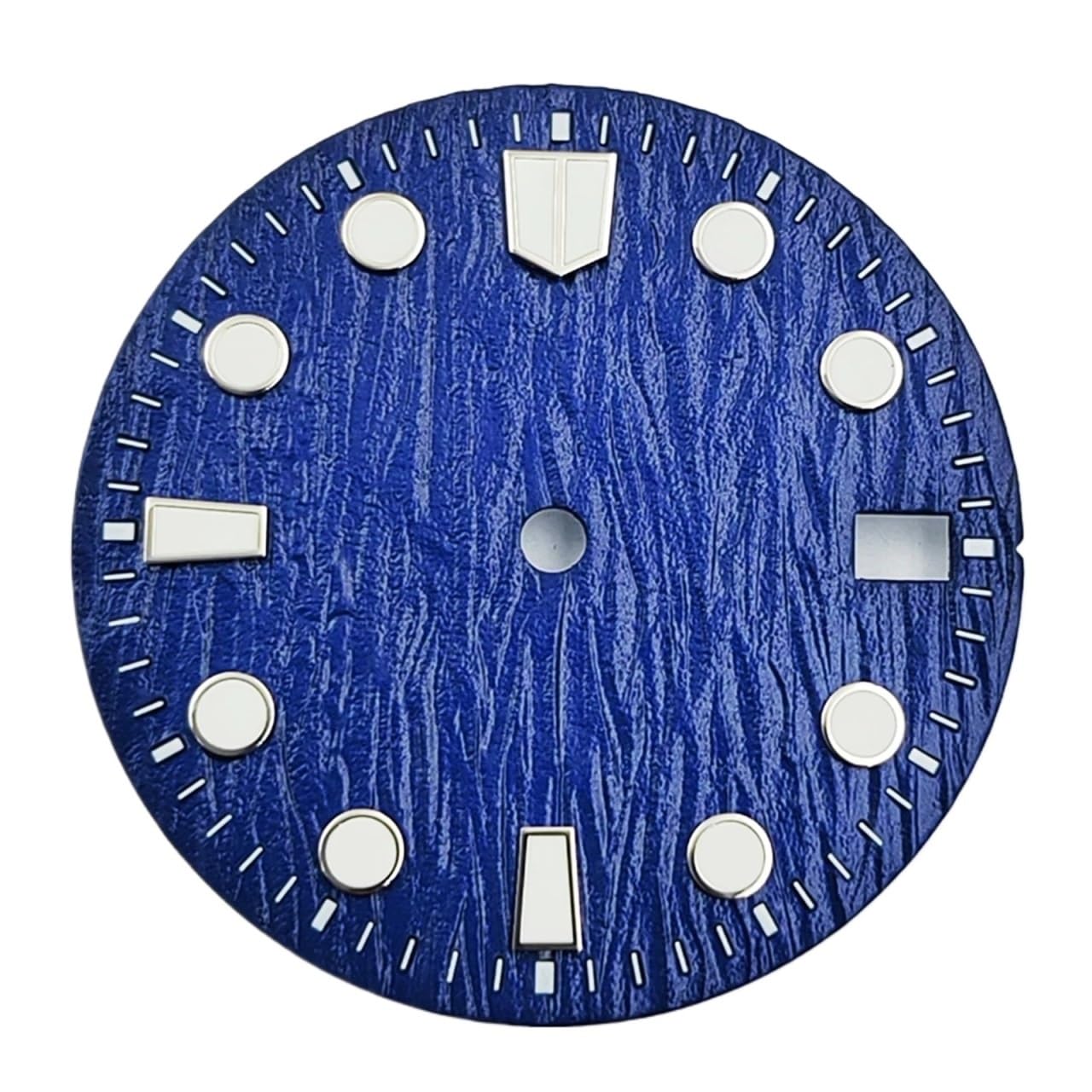 Cadran de montre luminescent 28.5 mm avec guichet de date pour mouvement NH35