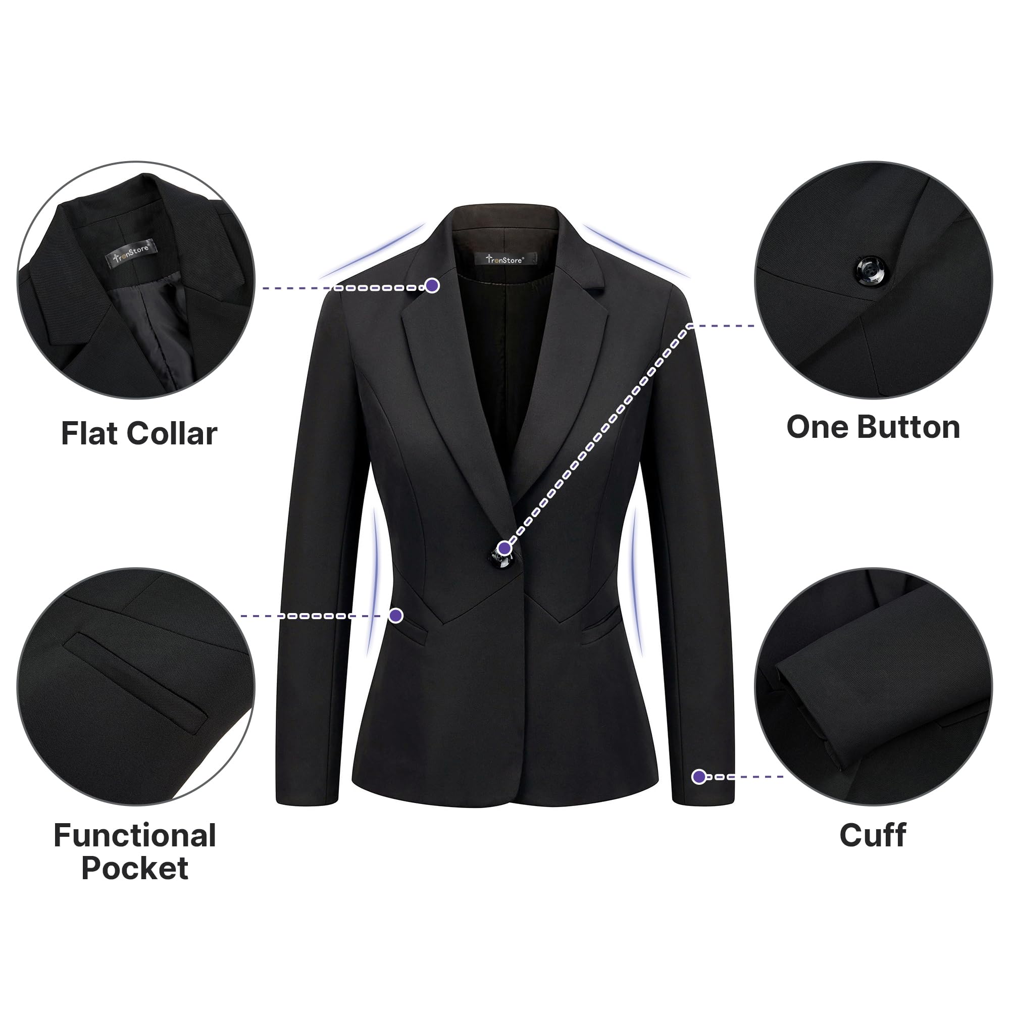 Abiti da lavoro da donna per lavoro professionale 2 pezzi slim fit abiti per le donne