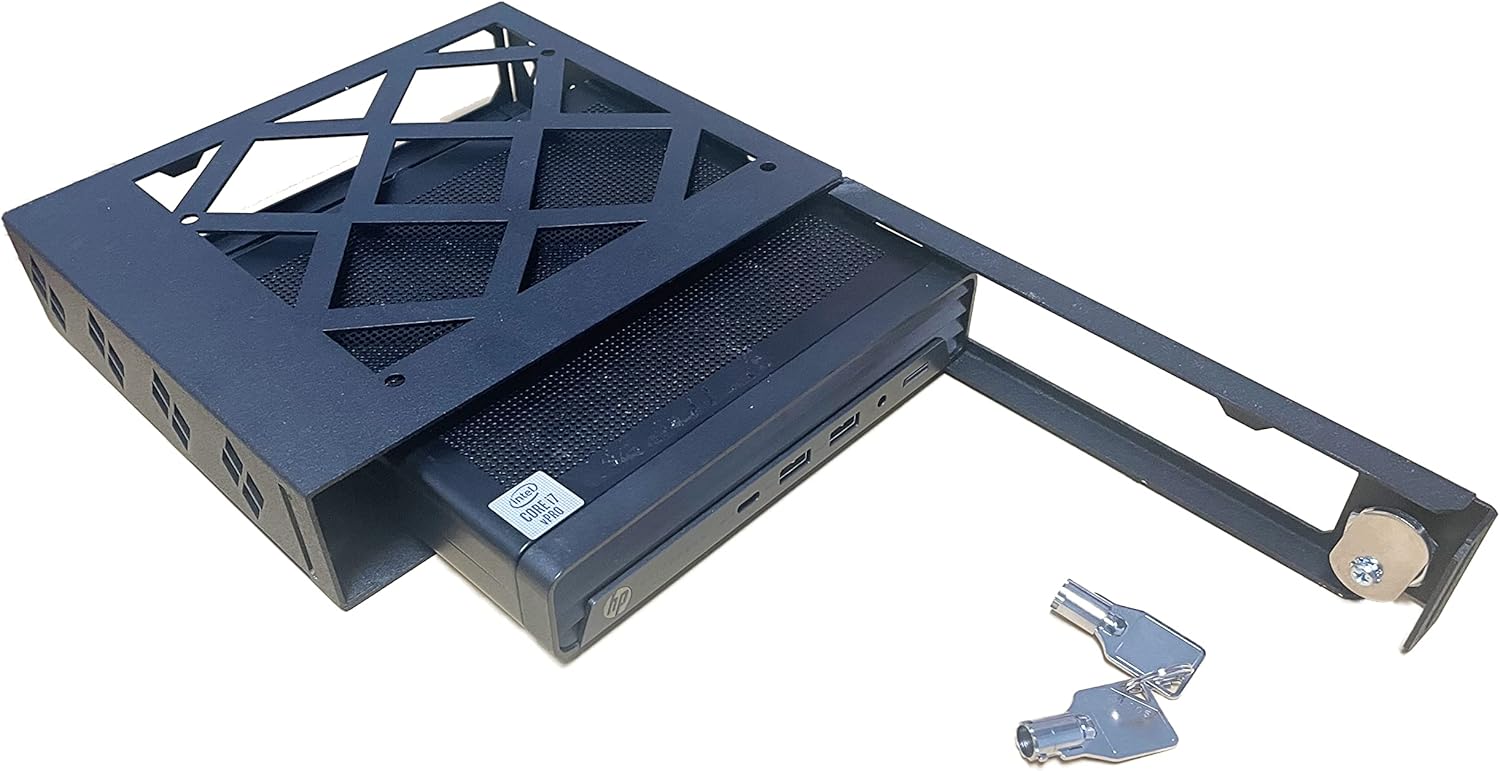 Security case with Key-Lock Security for HP EliteDesk 600 & 800 Series and EliteSlice Mini PCs.