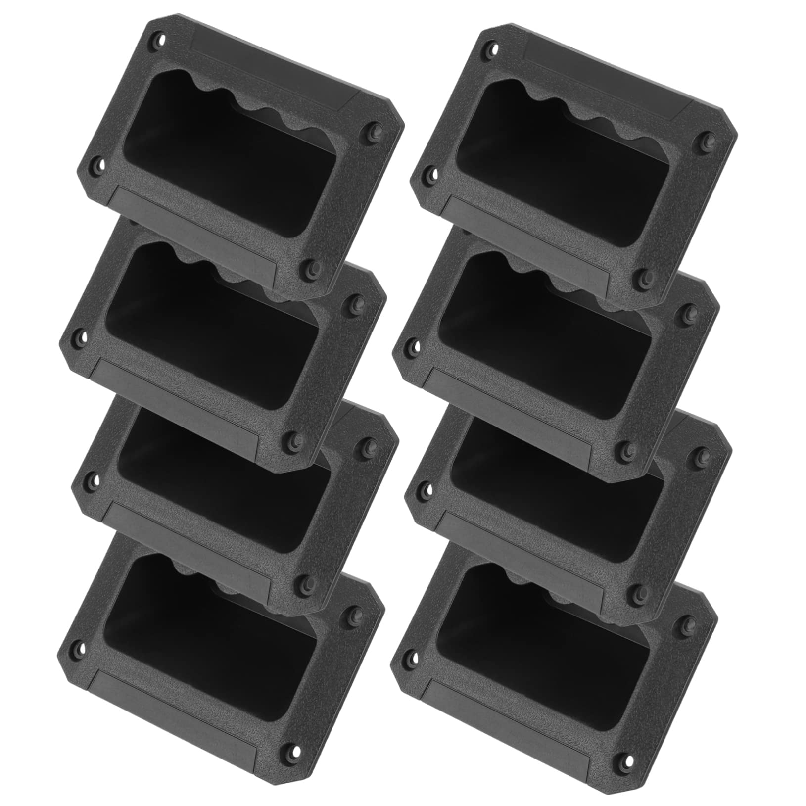 KALLORY 8pcs Speaker Handle Replacement Durable Side Handles for Easy Carrying for Speakers and Audio Equipment Comfortable Grasp Design Easy Installation