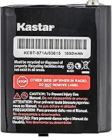 Vista 7 de Kastar Paquete de 2 baterías M53615 Ni-MH de 3.6 V 1650 mAh de repuesto para radios Motorola de 2 vías Talkabout MJ270, Talkabout MJ270R, Talkabout