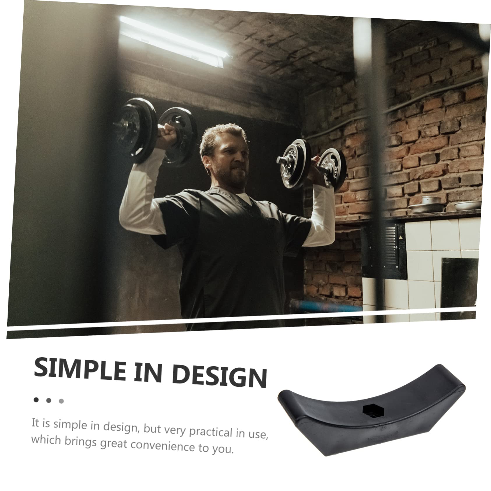 VICASKY 6Pcs Dumbbell Saddle Rack Replacement Dumbbell Holder for Weight Lifting Durable Engineering Dumbbell Cradle for Home